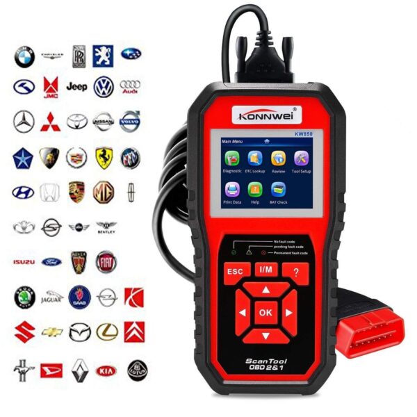 OBDII Auto Diagnostic Code Scanner