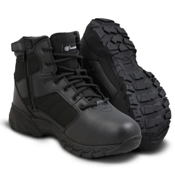 Smith & Wesson® Footwear Breach 2.0 Men’s Tactical Waterproof 9 Side-Zip Boots - Black, 6 Regular Smith & Wesson® Footwear Breach 2.0 Men’s Tactical Waterproof 9 Side-Zip Boots - Black, 6 Regular Smith & Wesson® Footwear Breach 2.0 Men’s Tactical