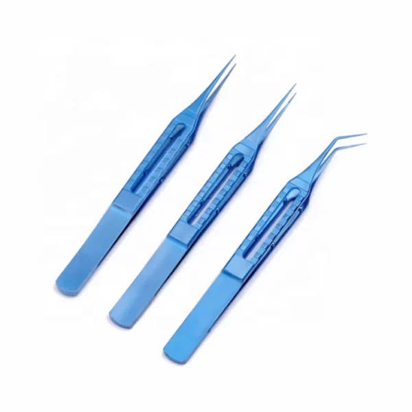 Titanium Alloy 11.5cm Medical Tweezers Hair Transplant Surgical Forceps